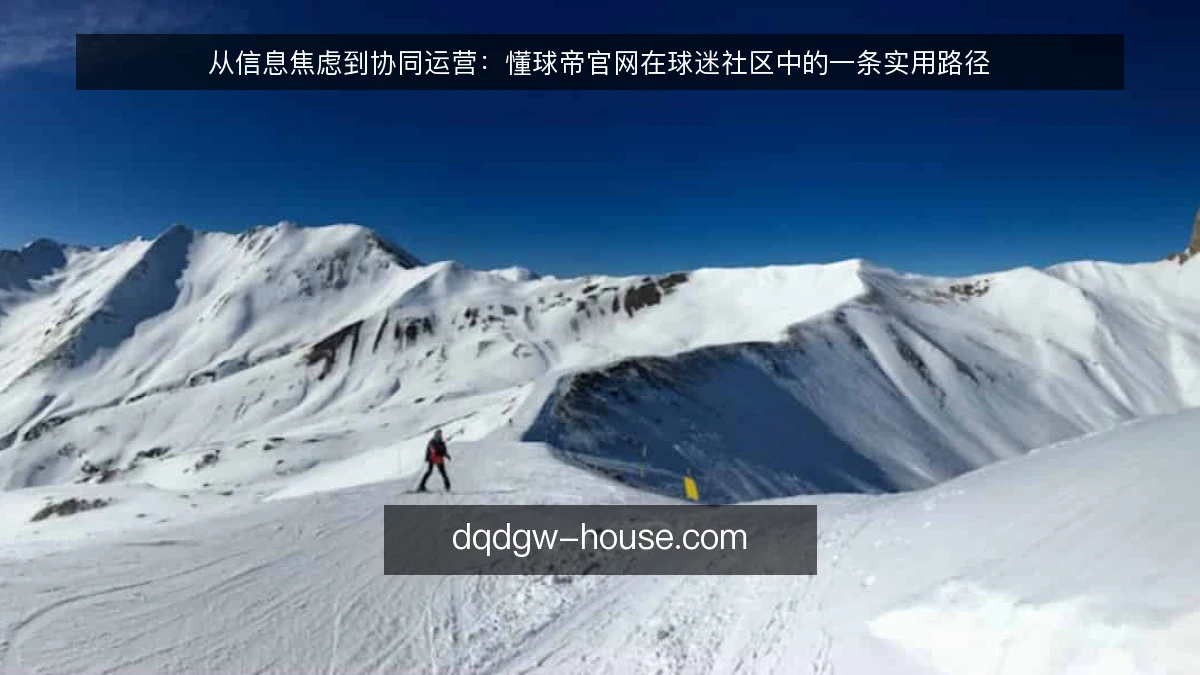 从信息焦虑到协同运营：懂球帝官网在球迷社区中的一条实用路径